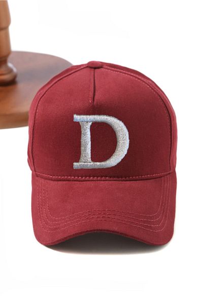 ŞapkaMania White D Luxury Gabardine Cap