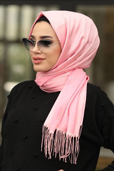 Neva Style Şal cu ciucuri
