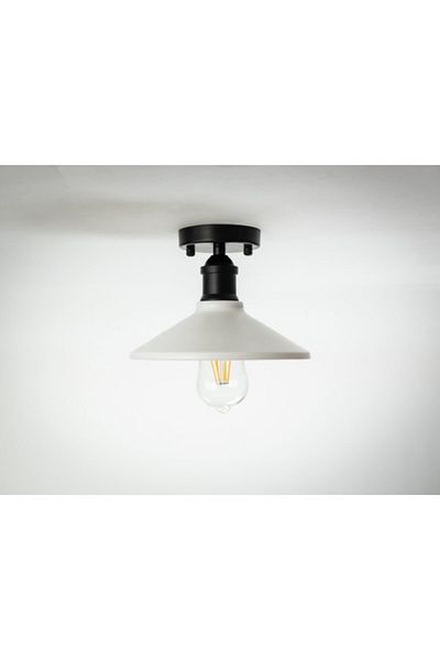 RİOLİGHT Retro Single Metal Pendant Lamp Chandelier Hat Diameter: 22 cm