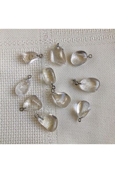 ByKolyeucum Crystal Quartz Stone Natural Stone Necklace - Klckl0142