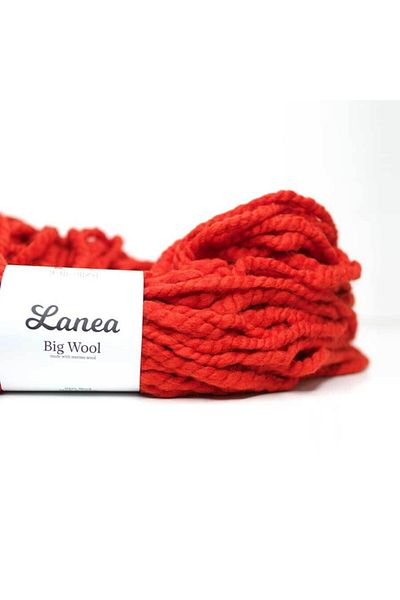 Lanea Big Wool Χοντρό μαλλί / Λουλούδι Ρόδι / 014 / 500 γραμμάρια