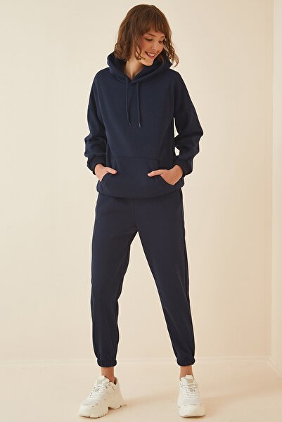 Happiness İstanbul Sweatsuit - Navy blue - Regular fit