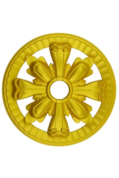 Genel Markalar Decogold Saray Tavan Motif 25*25 Cm Altın Küçük Avize Göbeği