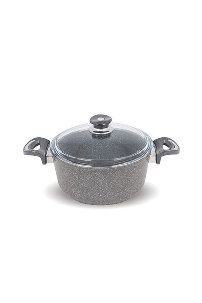 FMS Granite Deep Pot 28 Cm Gray