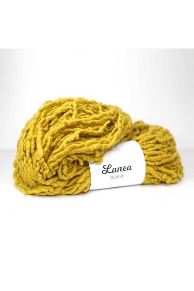 Lanea Bubble Bubble Wool String / Μουσταρδί Κίτρινο / 007 / 500 γραμμάρια