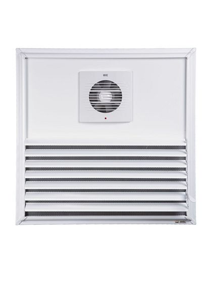 kadıoğlu menfez sineklik 40X40 Aluminum Surface Bonding Grille with Aspirator (Ventilation - Fan)