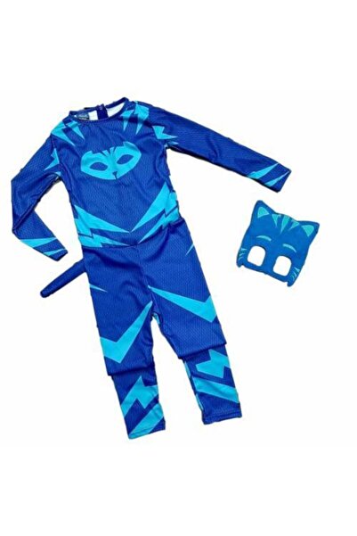 Mashotrend Kedi Çocuk Kostümü - Catboy Kostümü - Pijamaskeliler Kostümü