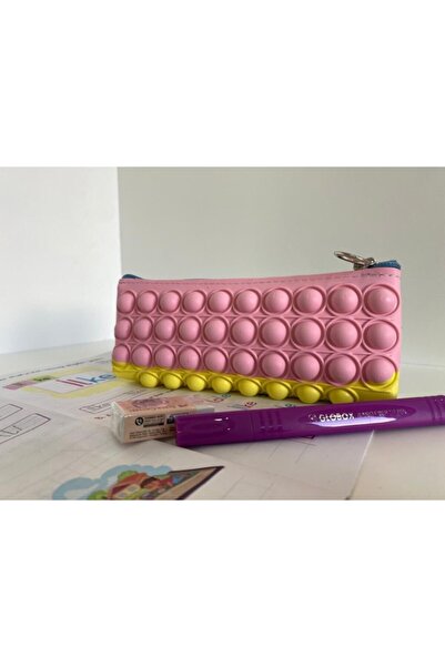 KAVELE لعبة حامل القلم Popit باستيل قلم رصاص قوس قزح