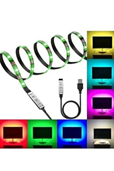 Taled Usb Girişli Televizyon Monitör Masa Aydınlatma Rgb Şerit Led