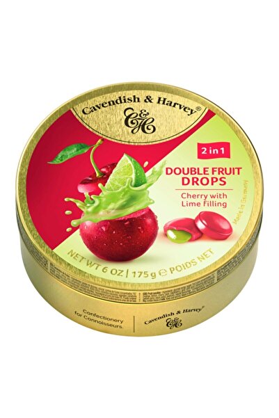 Cavendish & Harvey Vişne Ve Lime Limonlu Dolgulu Aromalı Şeker Cherry With Li...