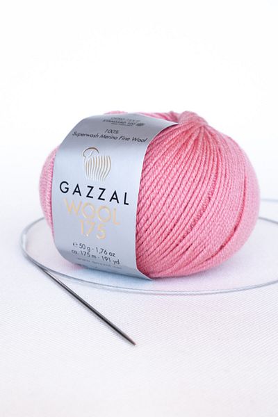 Gazzal Wool 175 Super Wash 100% Merino Μάλλινο Πλεκτό Χέρι Κλωστή Πρώτης Κατηγορίας, 50 gr (330)