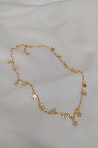 KOBA Altın Kaplama Yıldız Figürlü Kadın Kolye