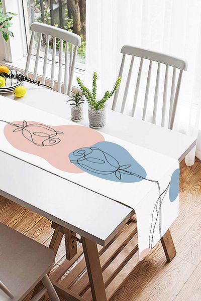 Realhomes Μοντέρνο Suede Runner με ψηφιακή εκτύπωση ειδικής σχεδίασης