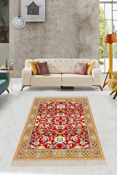 on the clouds Osmanlı Motifler Desenli Dijital Baskı Yıkanabilir Kaymaz Taban...