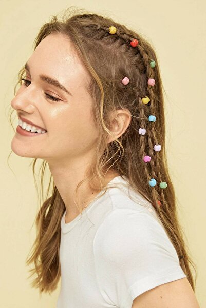 Tahtakaledeyim 20 خرزة تجديل شعر ملونة