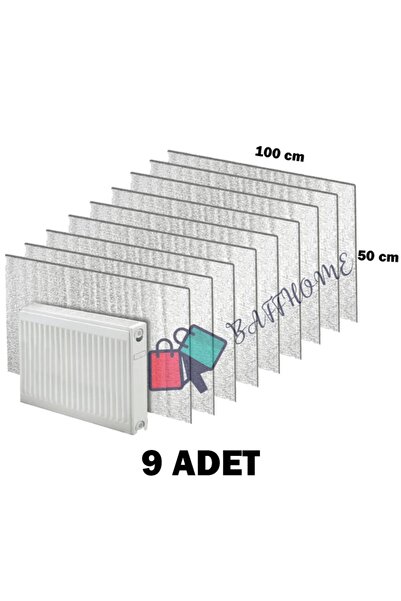 baffhome Isı Yalıtımlı Radyatör Petek Arkası Sıcaklık Tasarruf Kalorifer Izopan Levhası 9 Adet