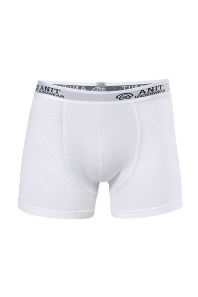 Anıt Ανδρικό Boxer Lycra Combed Cotton (6 Τεμάχια) Λευκό M