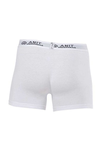 Anıt Ανδρικό Boxer Lycra Combed Cotton (6 Τεμάχια) Λευκό M