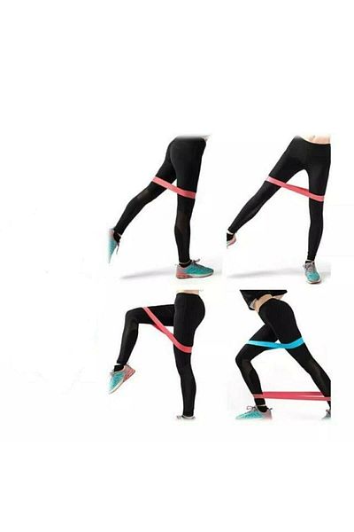 pekial 3 Pack Aerobic Band Resistance Band Pilates Squat Working Tire