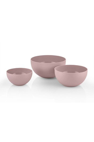 Melkan Home Set of 3 Round Bowls |   1.2L – 2.5L – 4L |   Bpa Free Food Container |   Suitable Bowls for Microwave