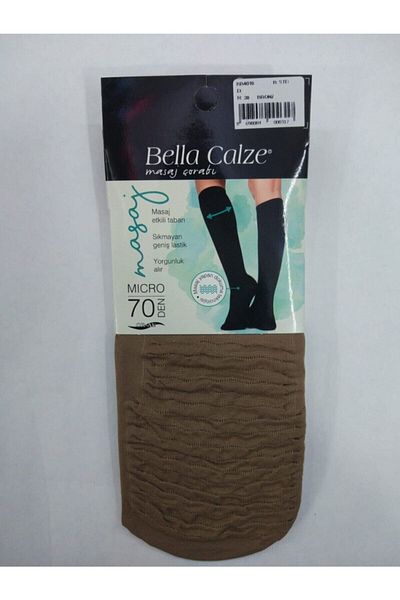 Bella Calze Масажни чорапи под коляното, бронзов цвят, 2 броя