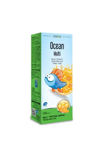Ocean Multi Ballı Portakallı Balık Yağı Şurubu 150 Ml
