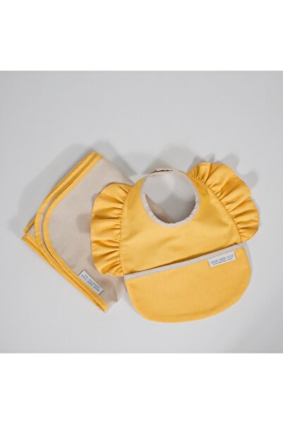 Dear Deer Love مريلة مقاومة للسوائل وغطاء كرسي مرتفع - مجموعة Blw / مريلة مكش...