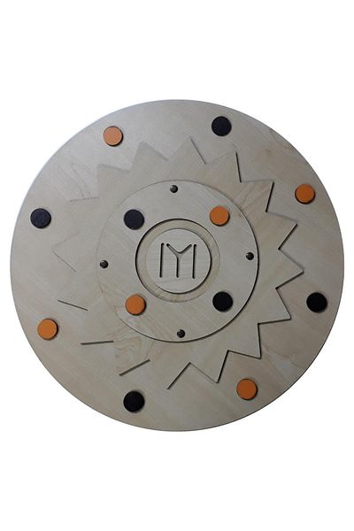 Ahtek Wooden Round Kayi Shield with Good Figure