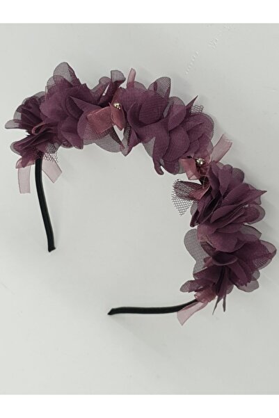 Melkady Aksesuar 285 Πέτρινο λουλουδάτο μίνι στέμμα με φιόγκο για την περιόδο...