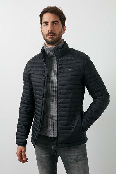 lumberjack Perry Coat Μαύρο Ανδρικό Παλτό