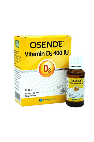 Osende Vitamin D3 400 Iu Damla Sprey 20 Ml