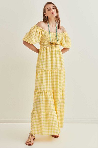 Vitrin Kleid - Gelb - Smock-Kleid