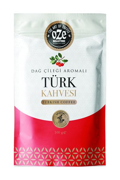 Oze Turkish Coffee with Mountain Strawberry Flavor 100g