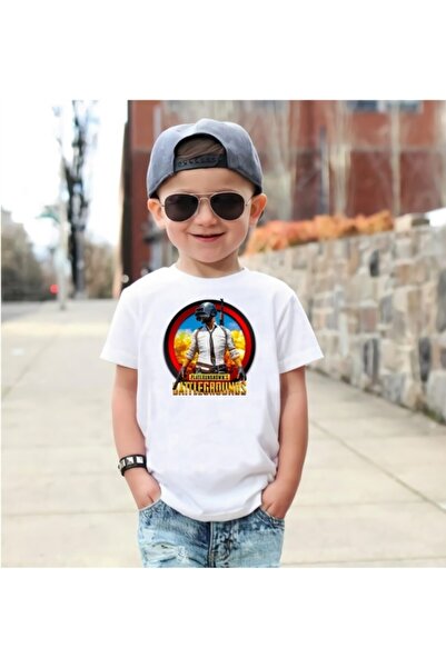 ScubaPromoTurkey Pubg Mobile Battlegrounds Organic Printed Unisex Kids T-Shirt