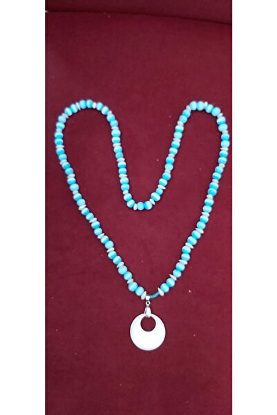 Takuce Bujiteriboncuk Tek Tasarım Kolye