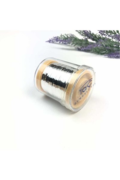 EDA HOME TEKSTİL Taç Tel Kırma Teli Gümüş 100gr(210mt)