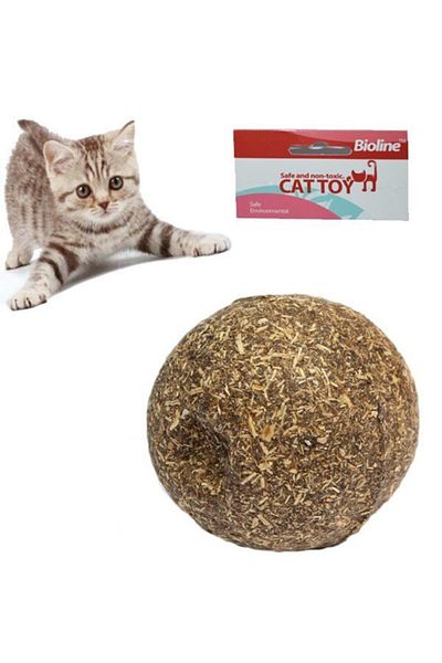 Bioline Cat Play Ball with Catnip