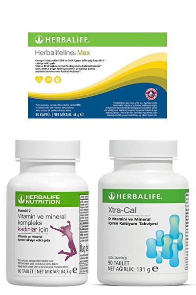 Herbalife Kadın Vitamini Extra-cal Kalsiyum Ve Max Omega-3