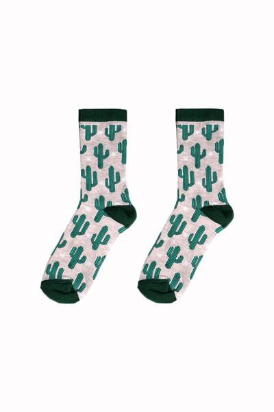 MG ÇORAP Чорапи с шарка на кактус