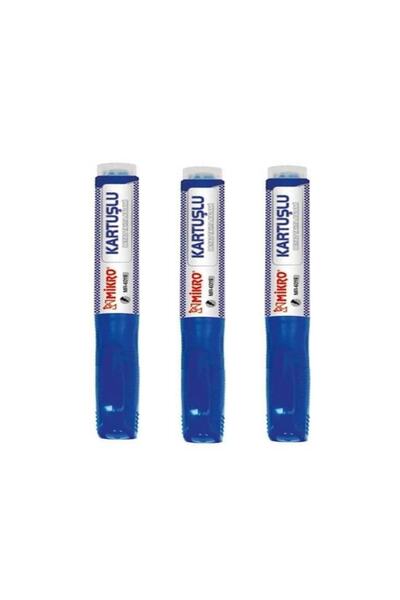 Tahta Kalemi Mikro - Renk Mavi - Kartuşlu - Mr 6019 - 3 Adet