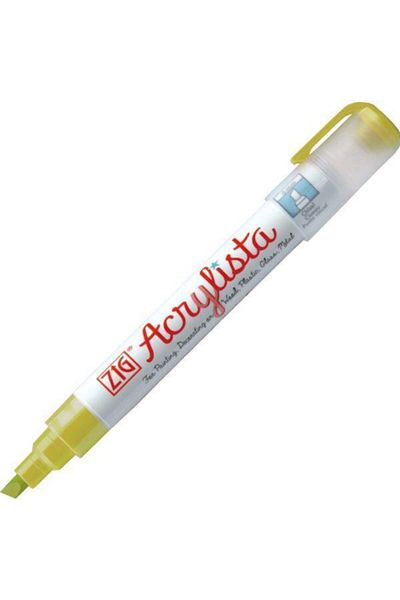 Zig Acrylist Marker Acrylic Painting Pen 6 Mm Cut Point Salsa Verde
