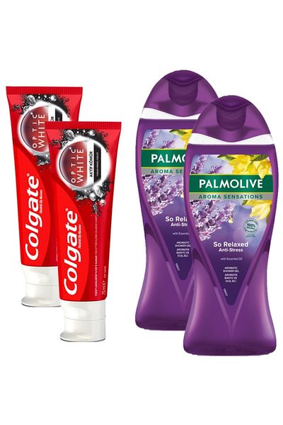 Colgate Activated Charcoal 50 ml Palmolive Aroma Sensations Shower Gel 250 ml