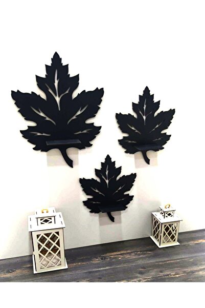mavimodahome Çınar Yaprağı 3lü Dekor Raf