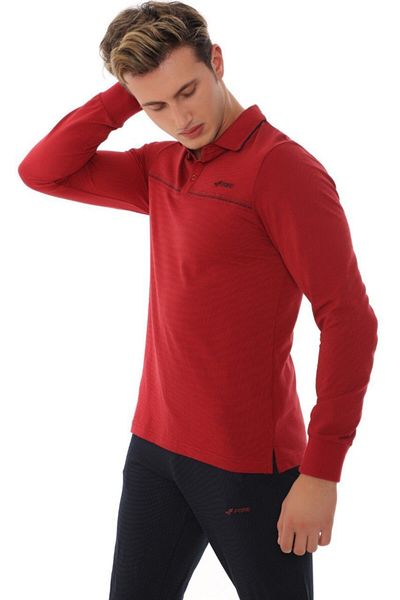 FORE SPORT Men's Polo Collar Long Sleeve T-shirt Tracksuit Set