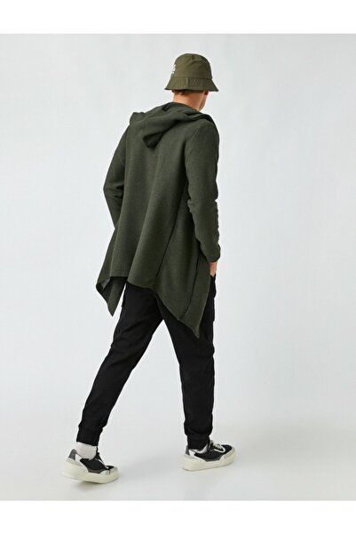 Koton Hooded Long Cardigan