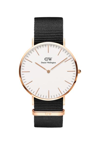 Daniel Wellington Ρολόι DW00100257, unisex, 40 χιλιοστά, μεταλλικό, Ασημί