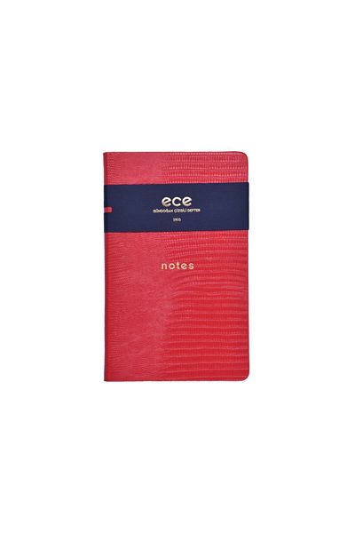 Ece Ajanda Ece Notebook - Gündogan 13x21 - Striped Red