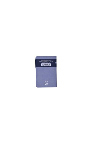 Ece Ajanda Ece Notebook - Silver 9X13.5 - Striped Light Gray
