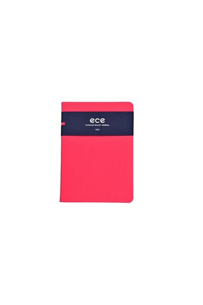 Ece Ajanda Ece Notebook - Yalıkavak 13X18 - Dotted Pink