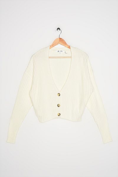Koton Woman Ecru Cardigan 2KAL98581HT